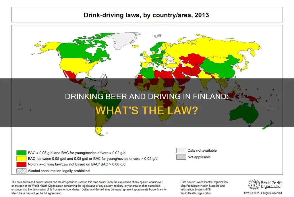 can I drink beer and drive in finland