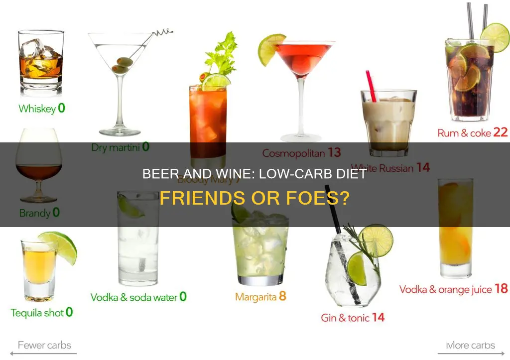 can I drink beer and wine on a low carb