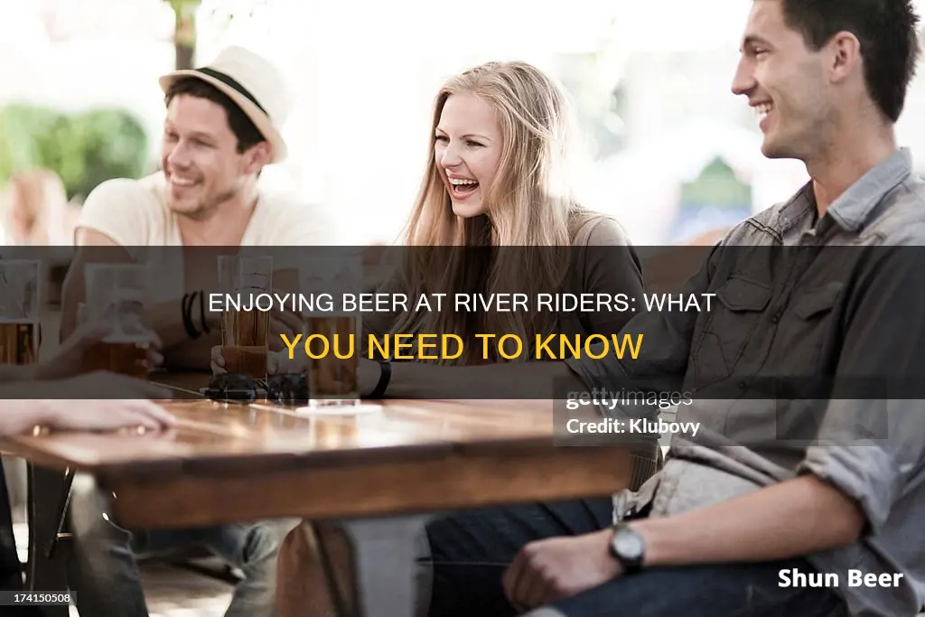 can I drink beer at river riders