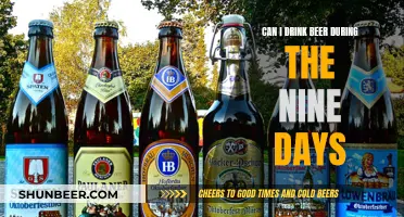 Beer and the Nine Days: What's Allowed?