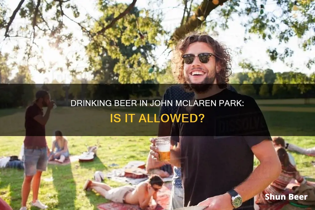 can I drink beer in john mclaren park