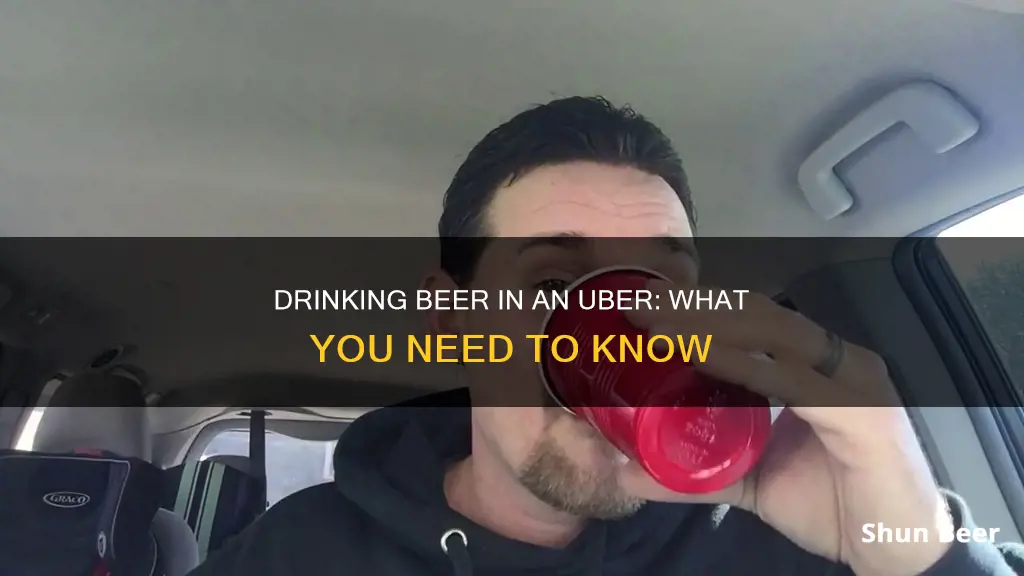 can I drink beer in the back of an uber