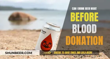 Beer and Blood Donation: What's Safe?