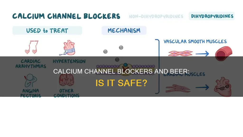 can I drink beer on calcium channel blockers