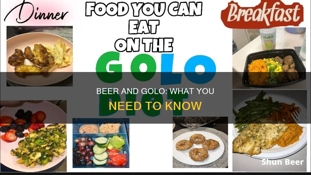 can I drink beer on golo