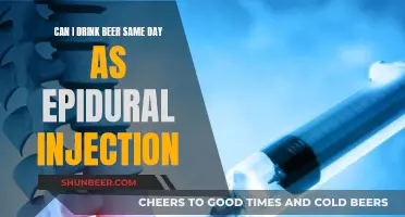 Beer and Epidural Injections: Safe Same-Day Consumption?