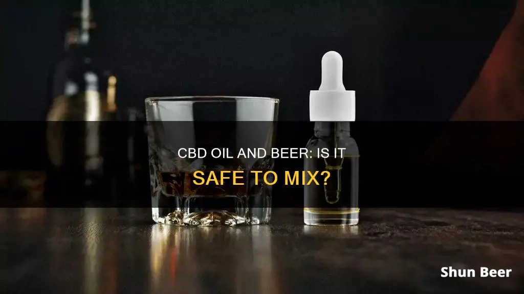 can I drink beer while taking cbd oil