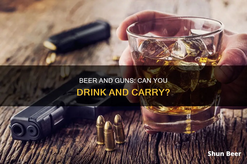 can I drink beer with a concealed carry permit