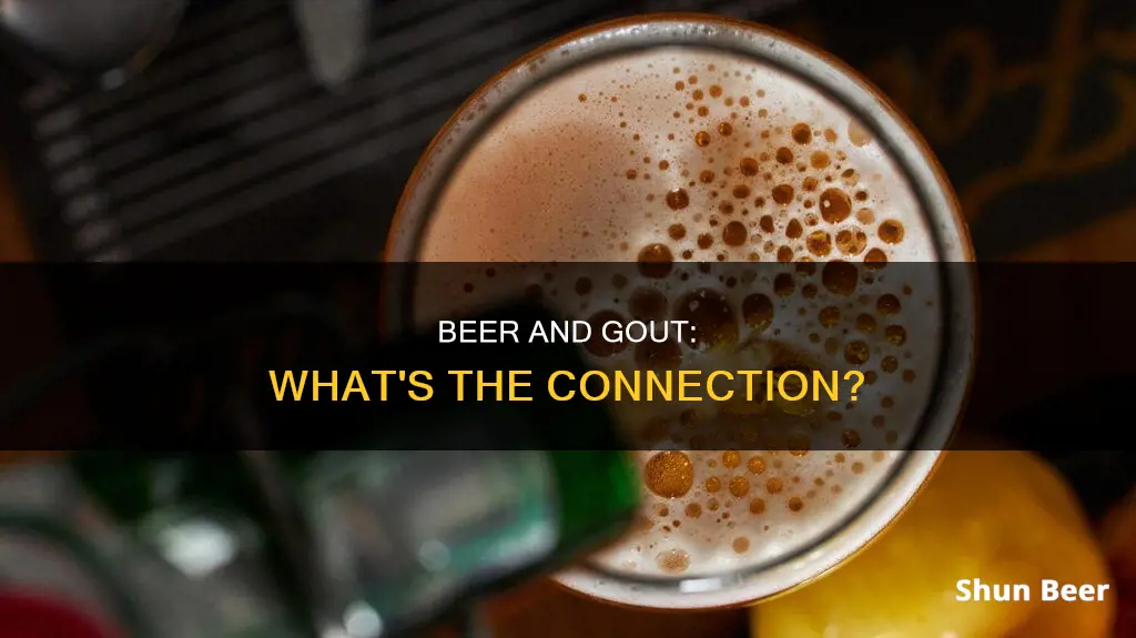 can I drink beer with gout