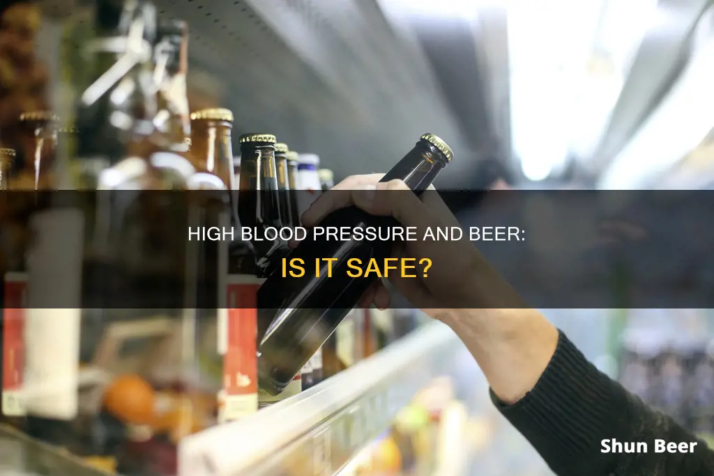 can I drink beer with high blood pressure