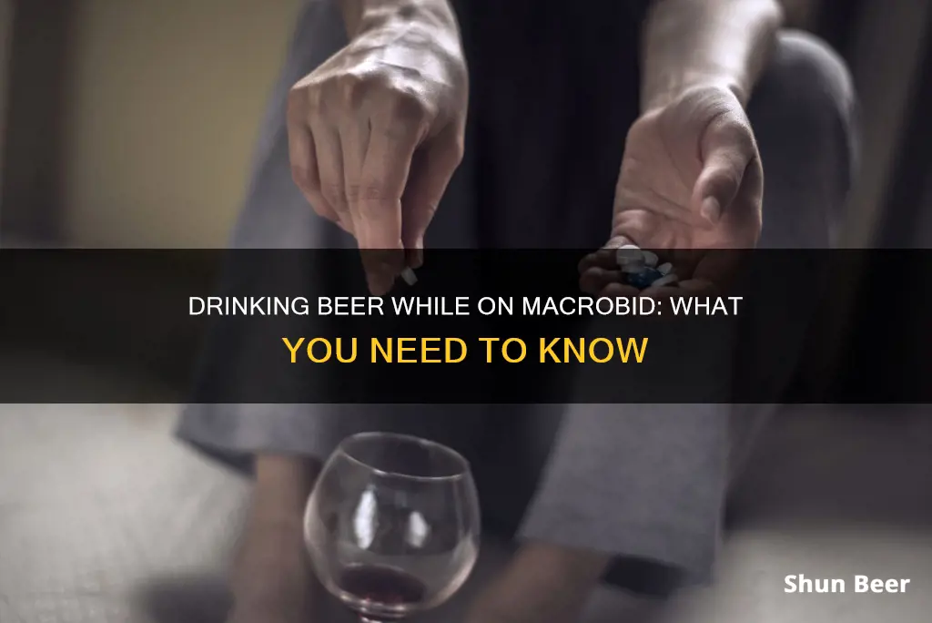 can I drink beer with macrobid