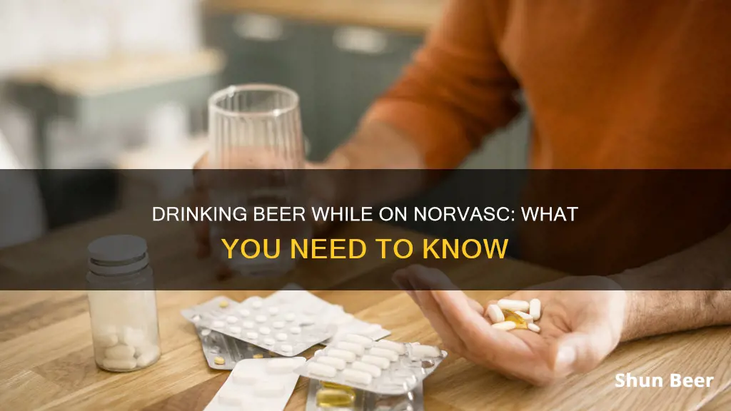 can I drink beer with norvasc