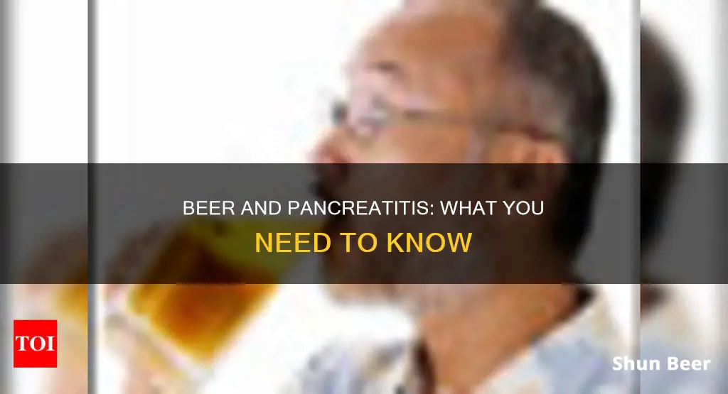 can I drink beer with pancreatitis