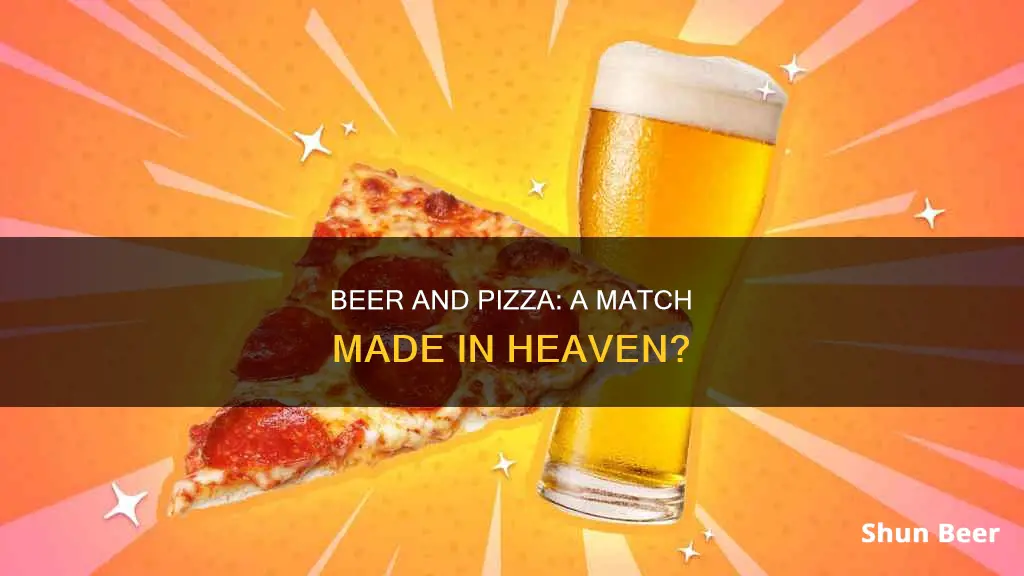 can I drink beer with pizza