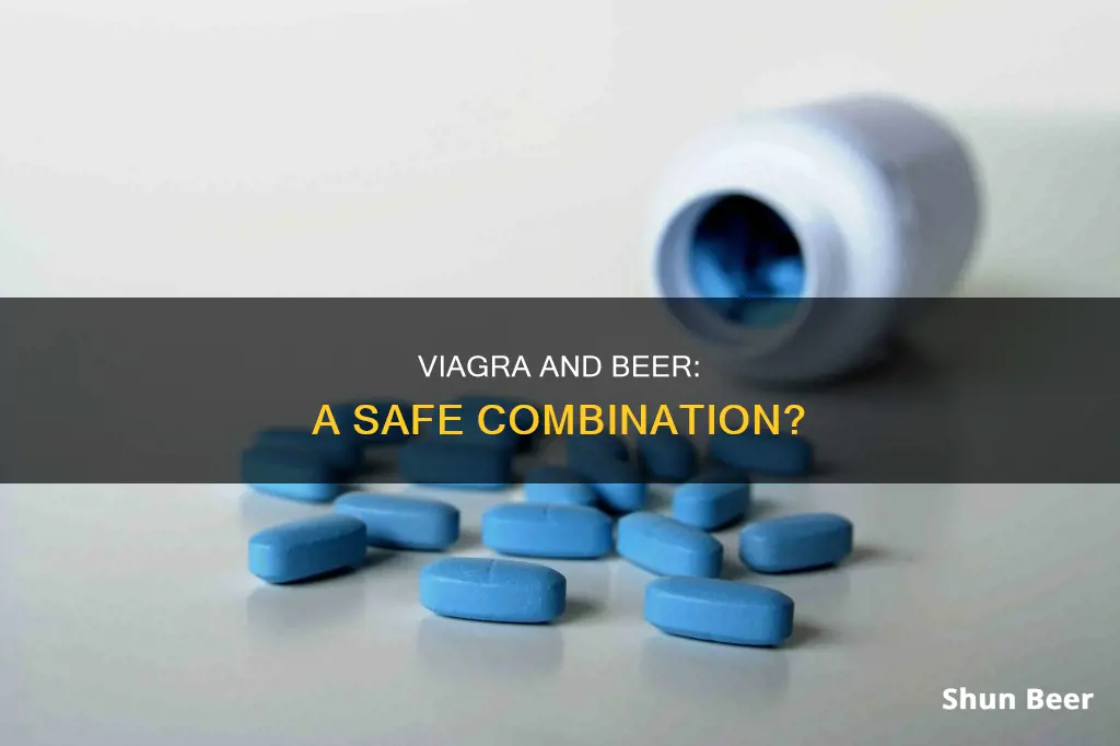 can I drink beer with viagra