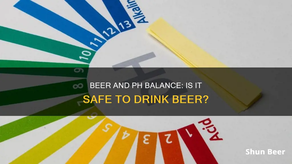 can I drink beer without xhanging my oh balance