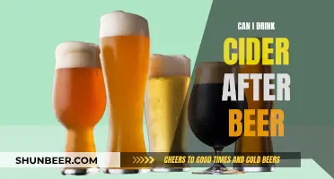 Cider and Beer: Mixing, Matching, and Drinking Safely