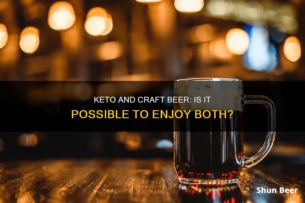 can I drink craft beer on keto