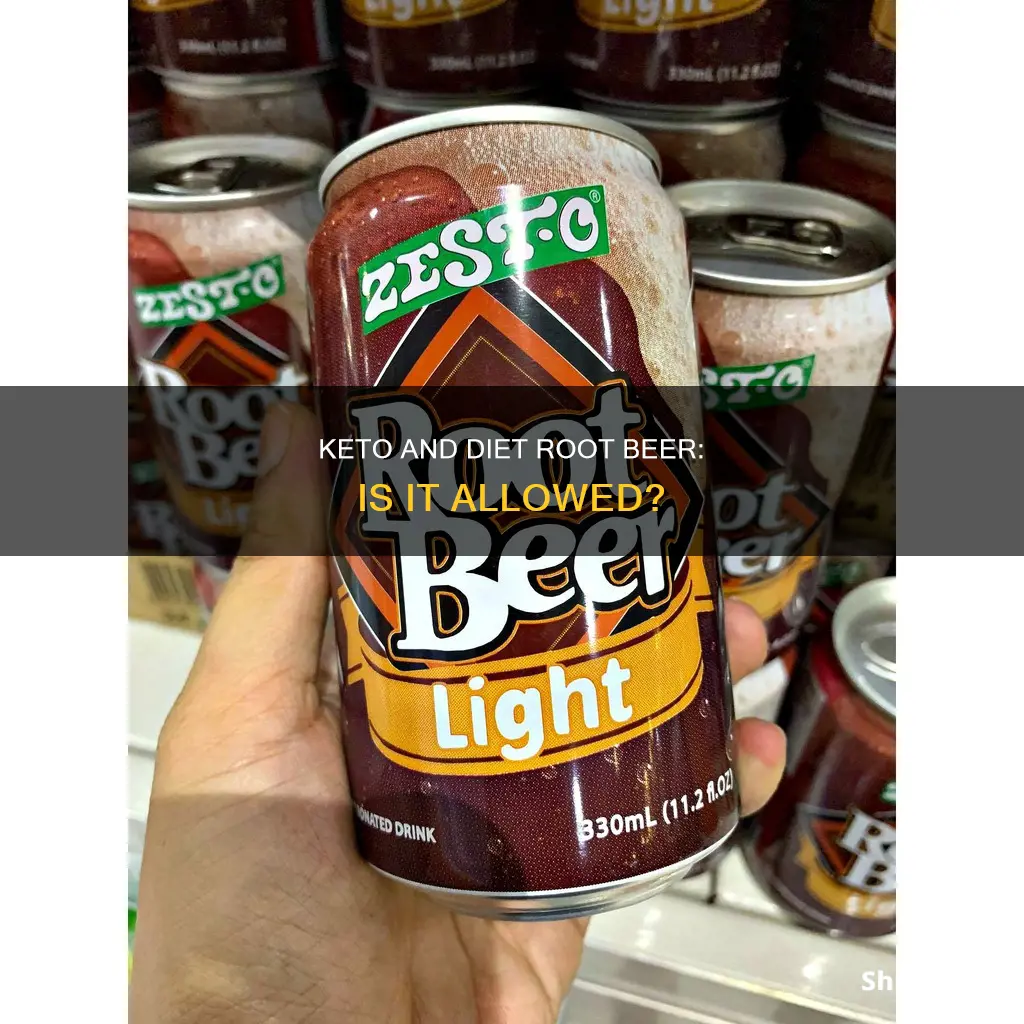 can I drink diet root beer on keto