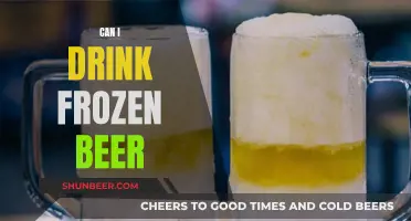 Thaw Your Curiosity: Can Frozen Beer Be Consumed?