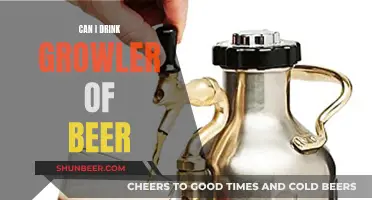 Growler of Beer: Can You Drink It?