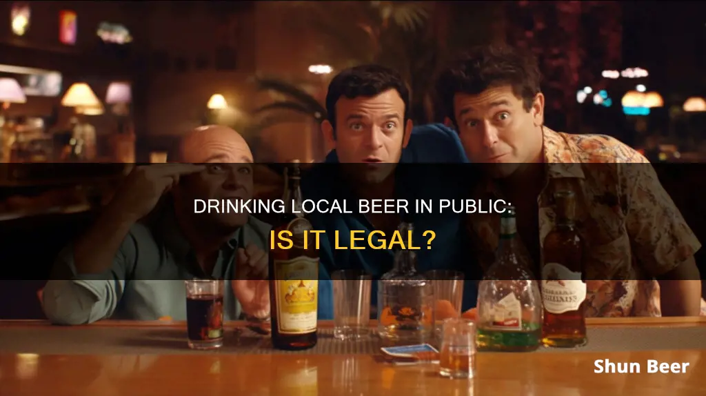 can I drink local beer in public