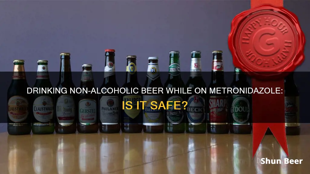 can I drink non alcoholic beer on metronidazole