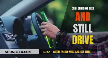 Drinking and Driving: One Beer, Still Safe to Drive?