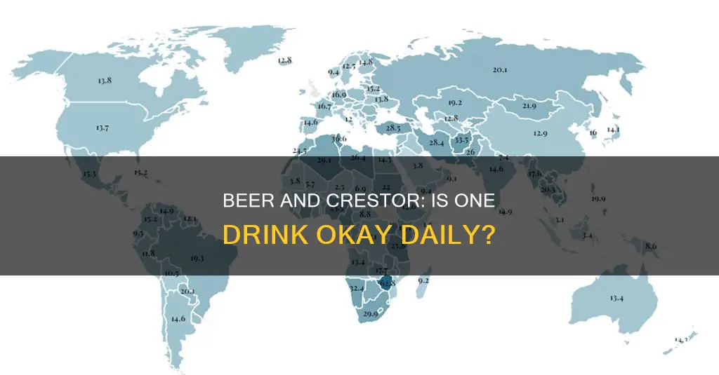 can I drink one beer daily while on crestor