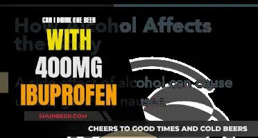 Ibuprofen and Alcohol: Is One Beer Safe?