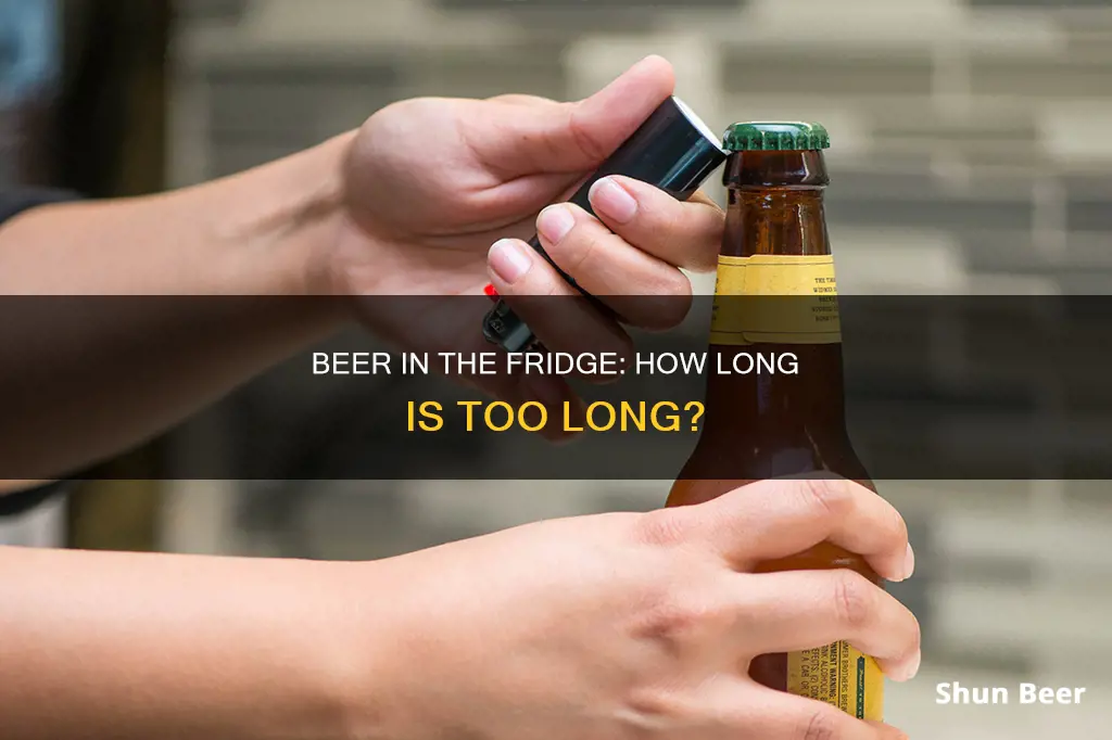 can I drink open beer in fridge for a week