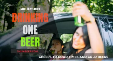 Drinking and Driving: One Beer, Safe to Drive?