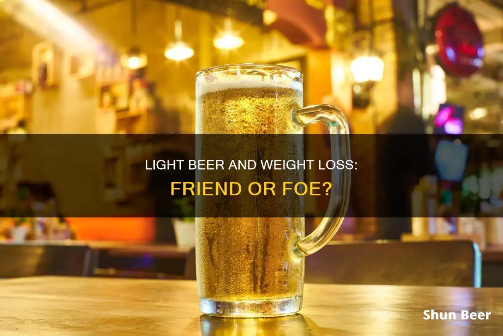 can I lose weight drinking light beer