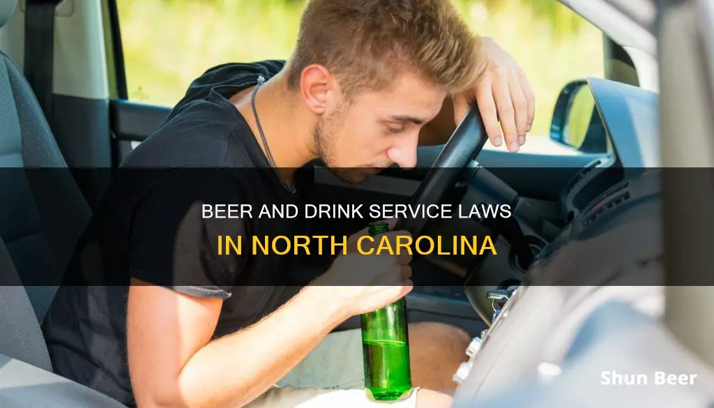 can I serve a beer and a drink in North Carolina