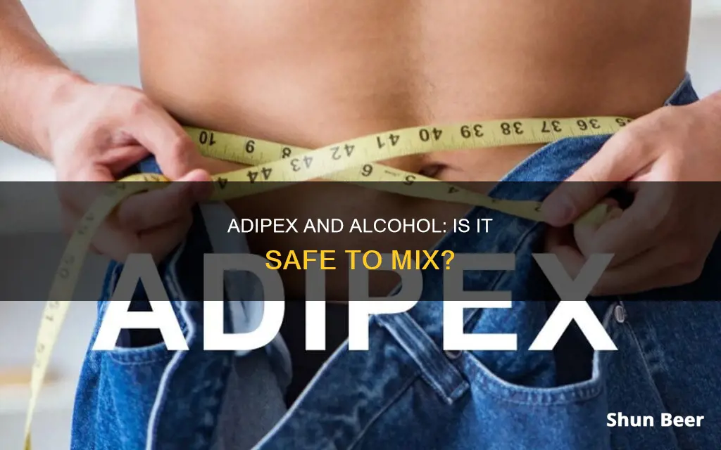 can I take adipex and drink beer