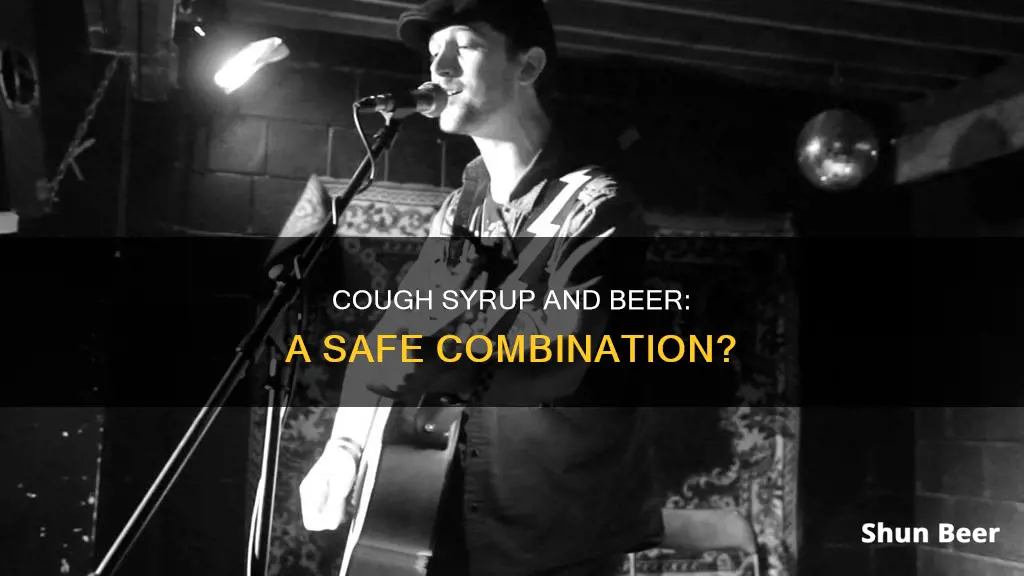 can I take cough syrup after drinking beer