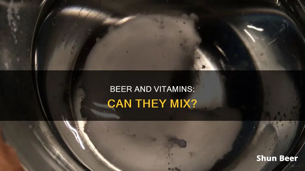 can I take vitamin c after drinking beer