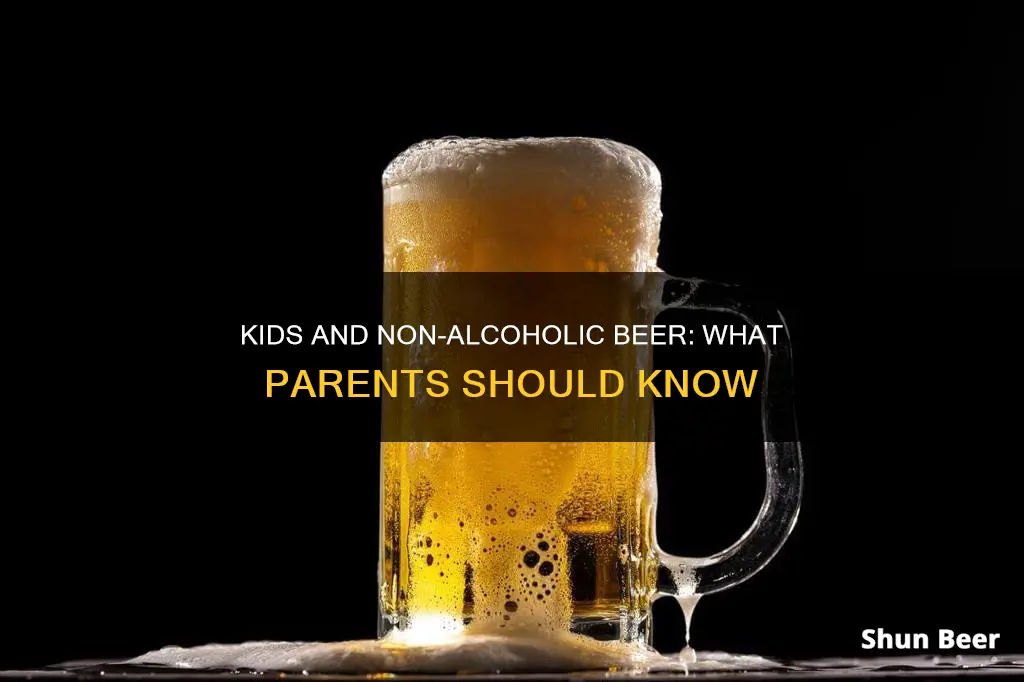 can kids drink non alcholic beer