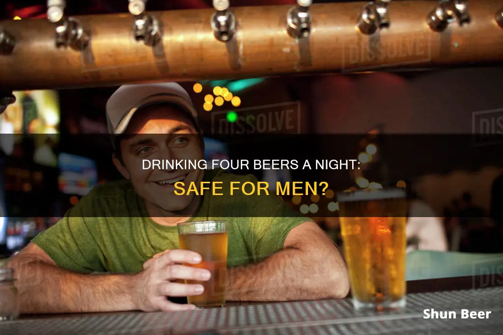 can men drink 4 beers per night