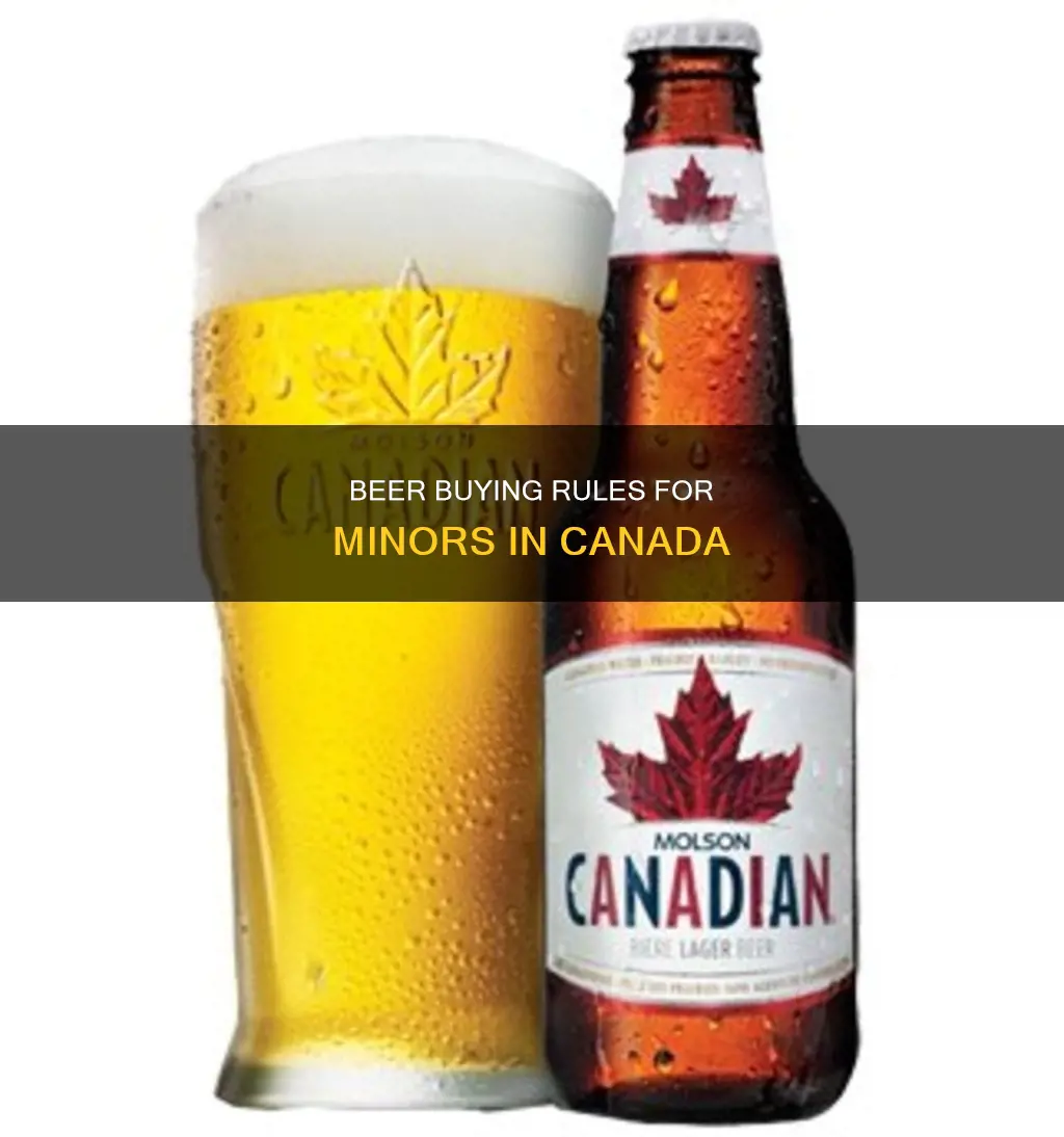 can minors buy beer in canada