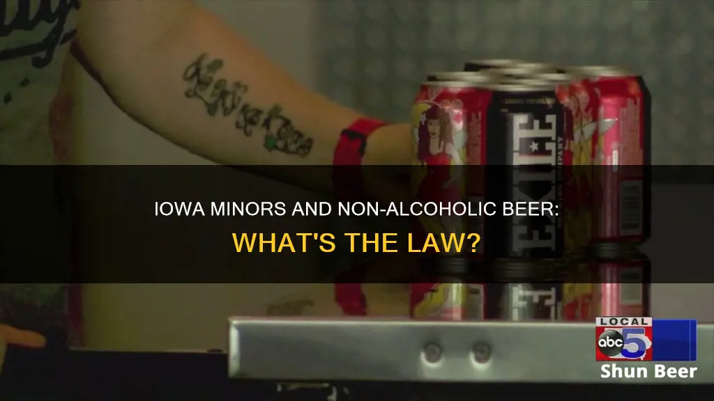 can minors buy mon alcoholic beer in iowa