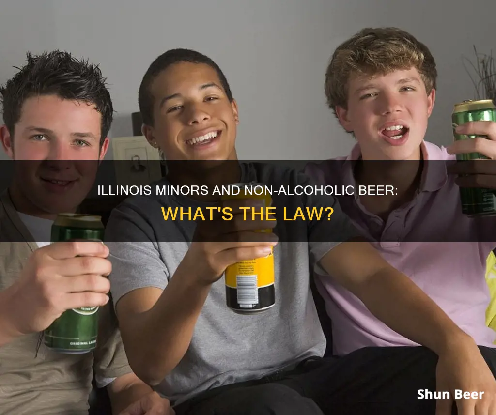 can minors buy non alcoholic beer in illinois