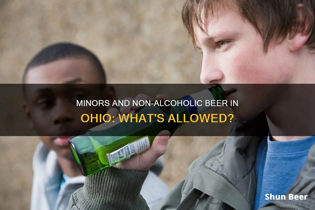 can minors buy non alcoholic beer in ohio