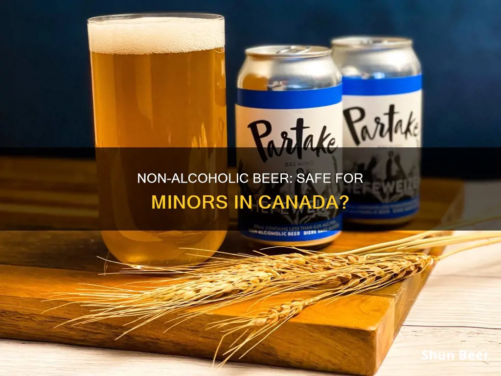 can minors drink non alcoholic beer in canada