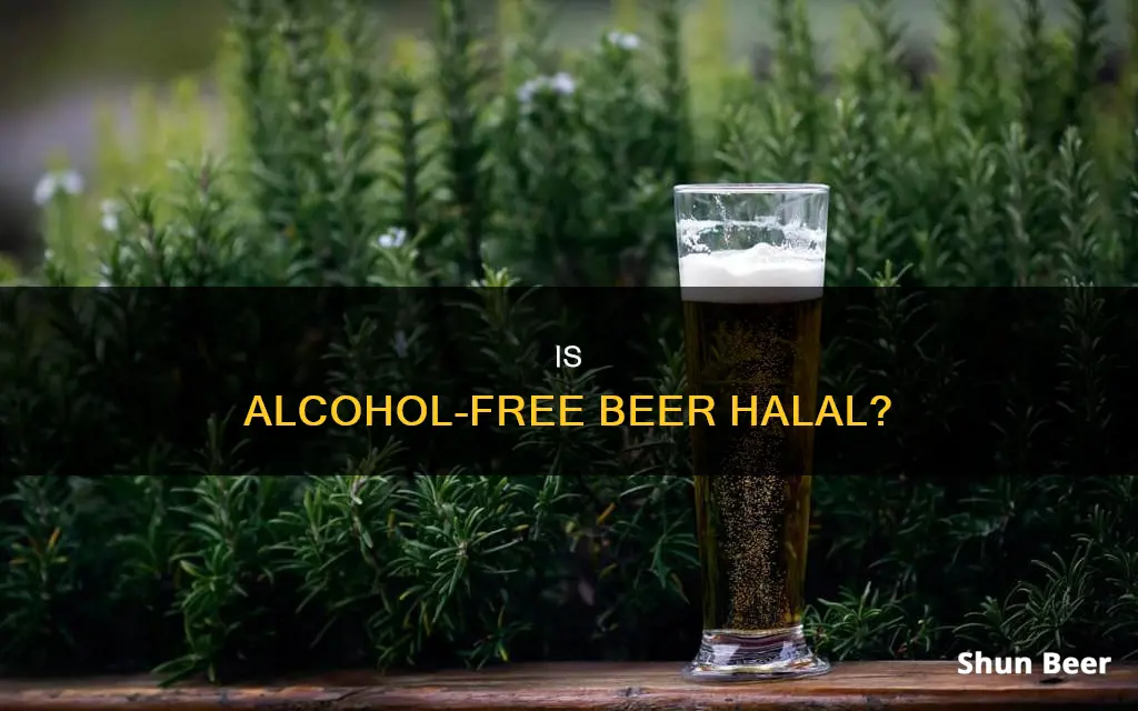 can muslim drink 0 alcohol beer