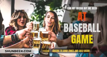 Buying Beer at Baseball Games: Friend's Favor