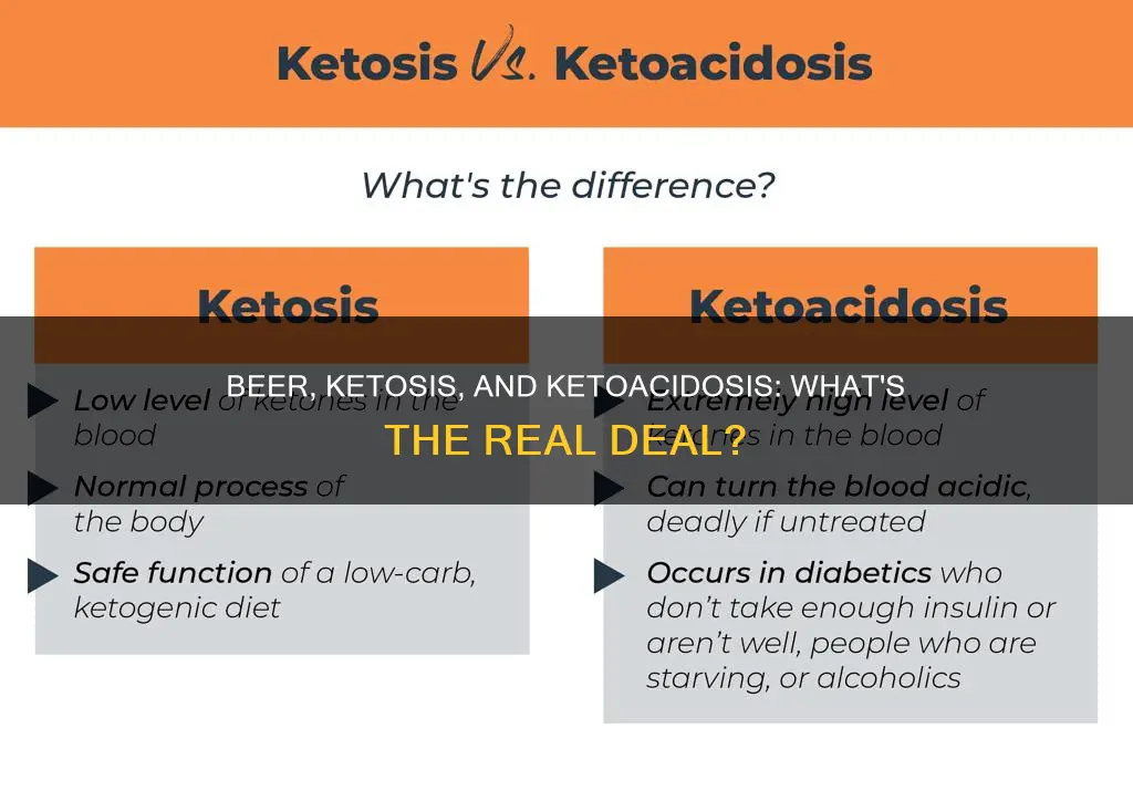 can one drink of beer put you into ketoacidosis