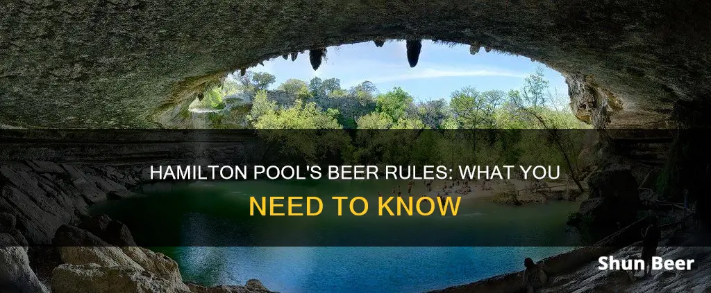 can people drink beer in hamilton pool