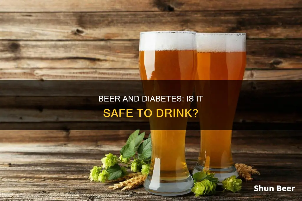 can people with diabetes drink beer