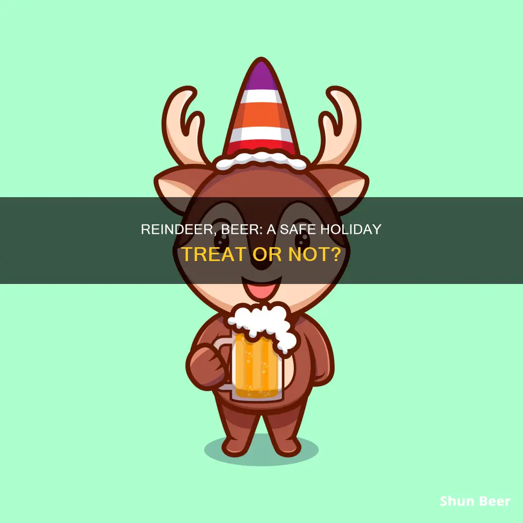 can reindeer drink beer